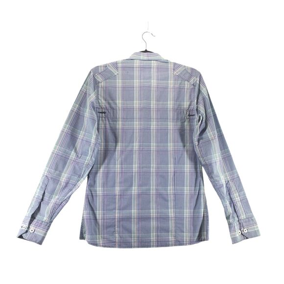 sz S G-Star Raw Viktor Chambray Plaid Men's Button Down Shirt - Picture 2 of 14